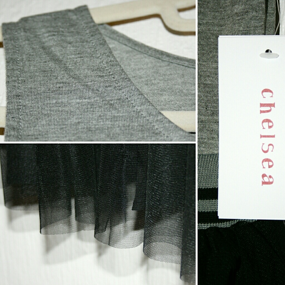 Sporty Tank & Black Tulle Mini Dress NWT - Picture 8 of 8