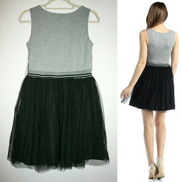 Sporty Tank & Black Tulle Mini Dress NWT - Picture 3 of 8