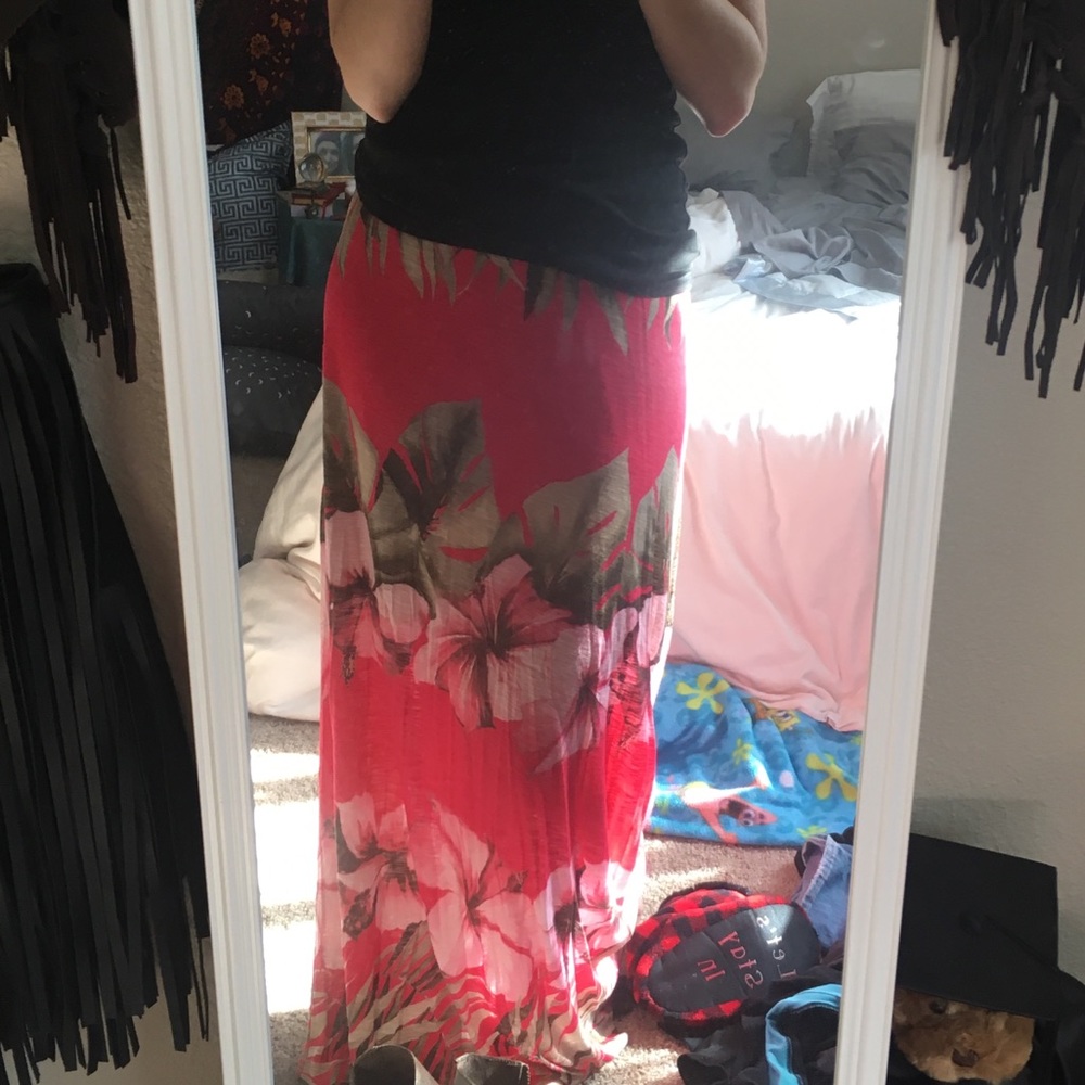 Tommy Bahama floral maxi skirt