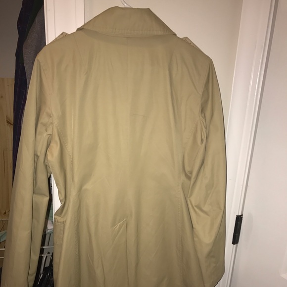 Dark Tan Michael Kors Trench Coat - Picture 3 of 3