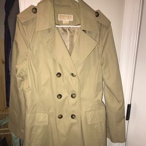 Dark Tan Michael Kors Trench Coat