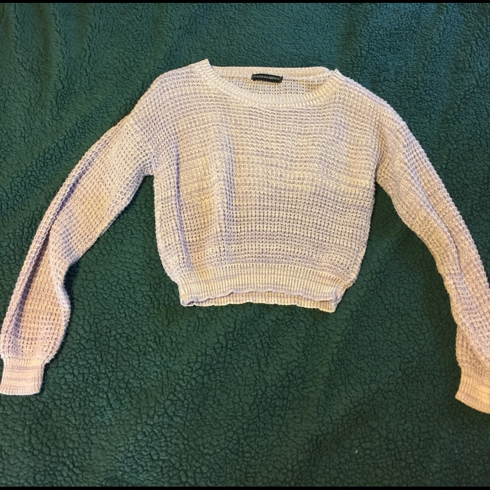 Crop top sweater!!
