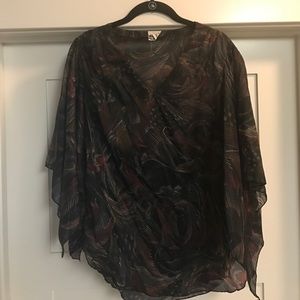 Semi sheer blouse