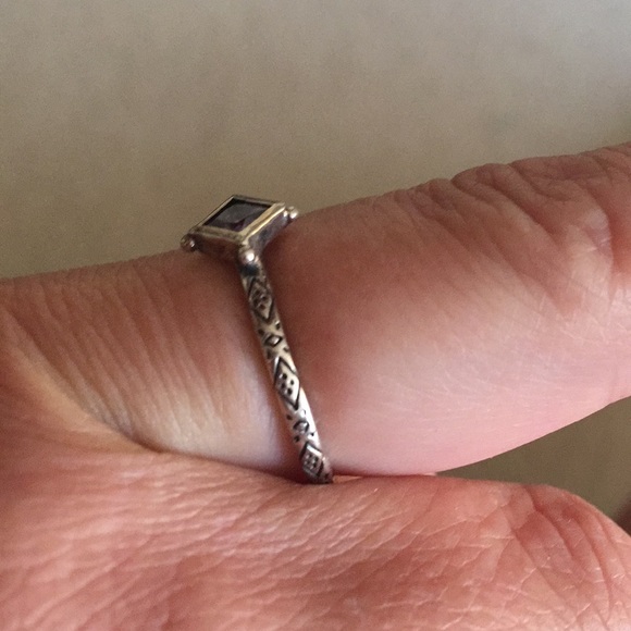 Amethyst Silpada stackable ring - Picture 2 of 2