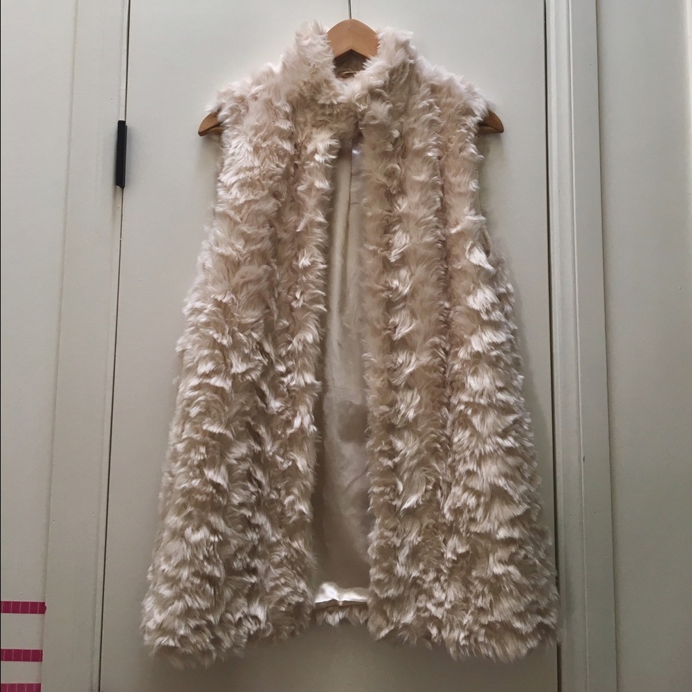 Blush Pink Faux Fur Vest