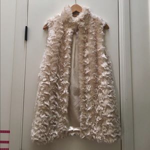 Blush Pink Faux Fur Vest
