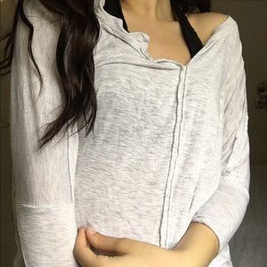 ANTHROPOLOGIE never worn gray shirt