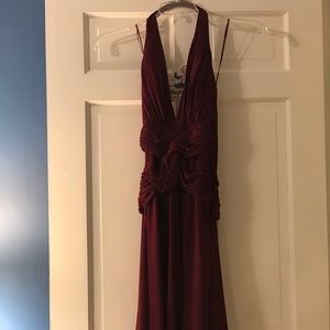 Super sexy merlot formal dress size 4