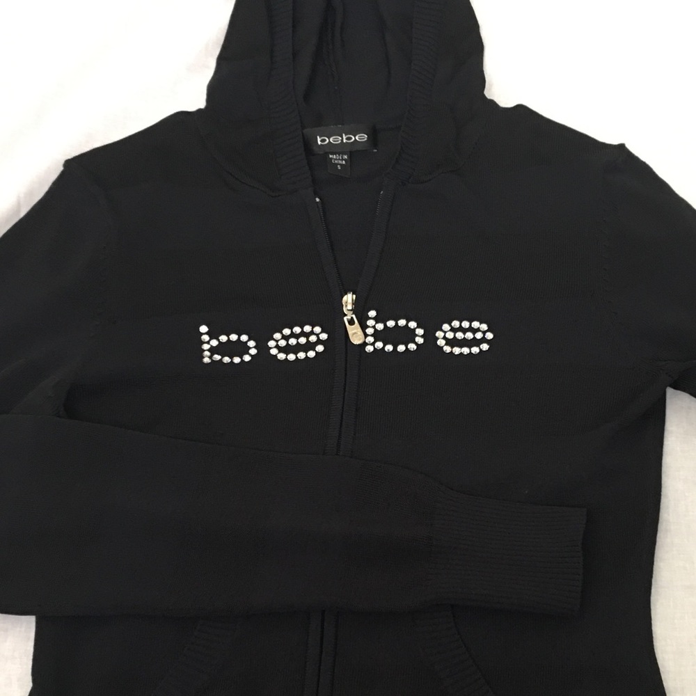 Small Bebe zipper sweater