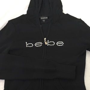 Small Bebe zipper sweater