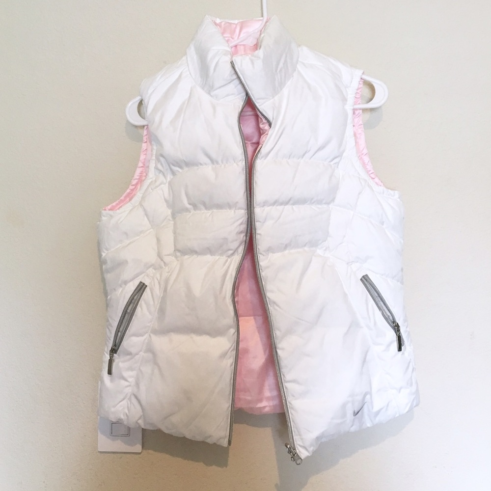 reversible Nike down puffer vest