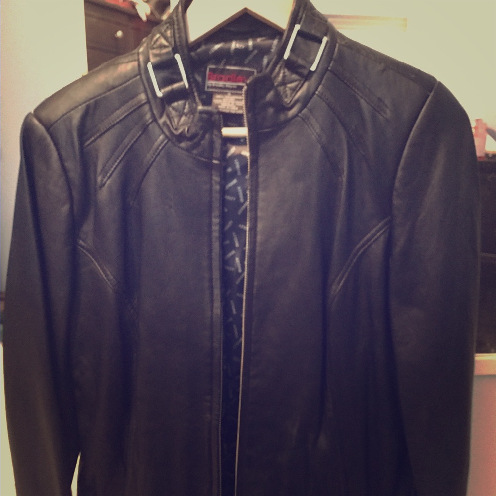 Small Bradley 100% Leather jacket.