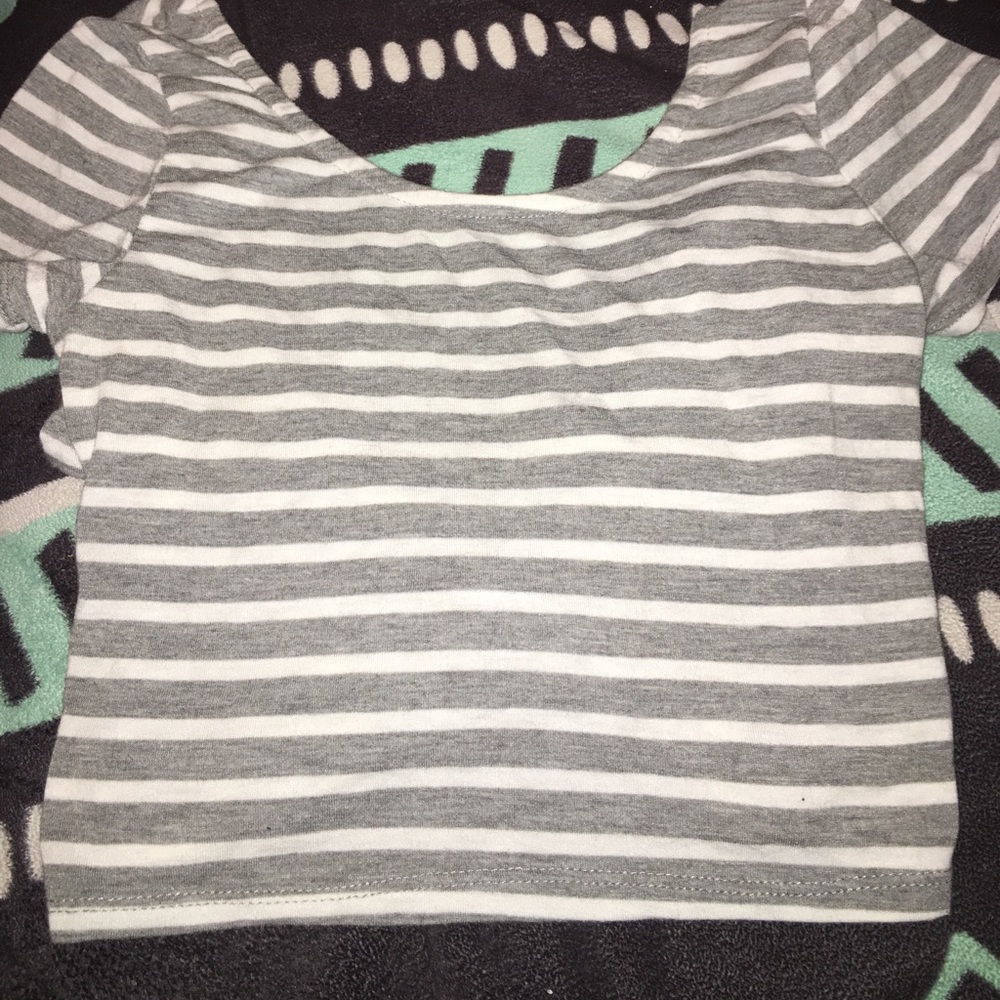 Striped crop top