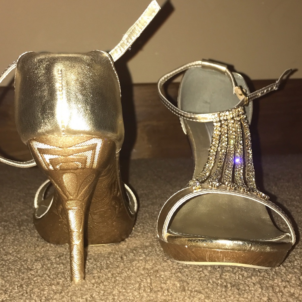 Beautiful Gold Heels
