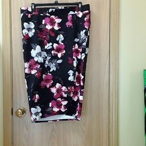 Torrid Floral Pencil Skirt
