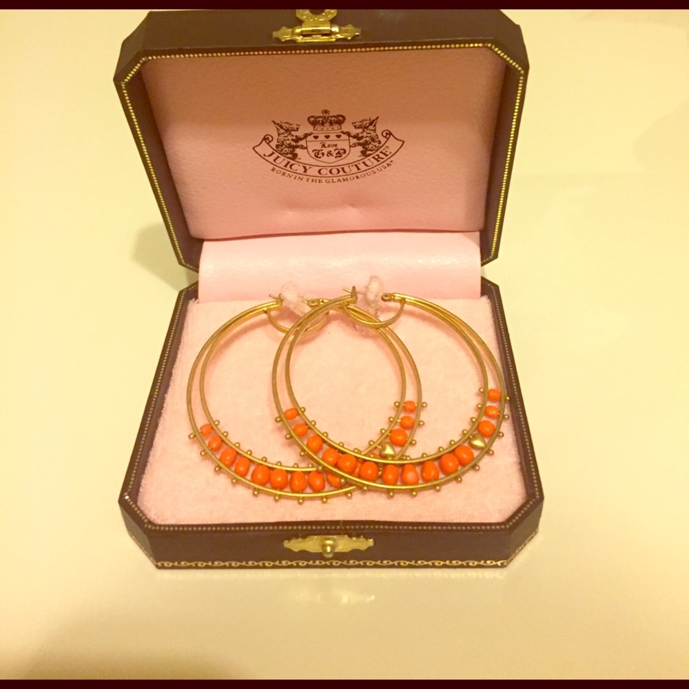 Juicy Couture Gold Hoops