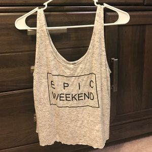 "Epic Weekend" tank top