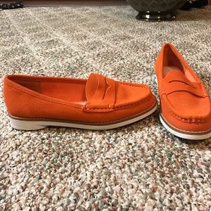 Gap orange suede loafers Gap orange suede loafers