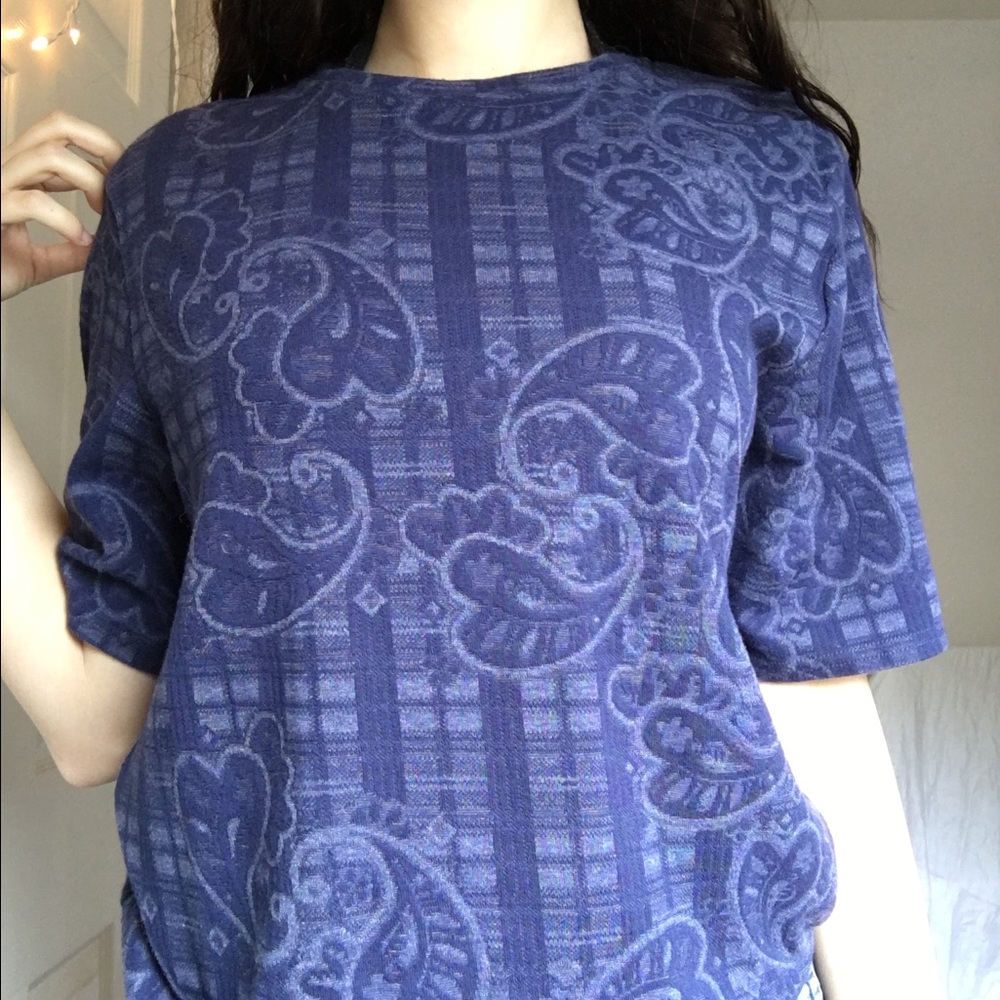 TOPSHOP Quilted T-Shirt