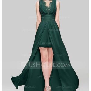 Forest Green Bridesmaid Dress