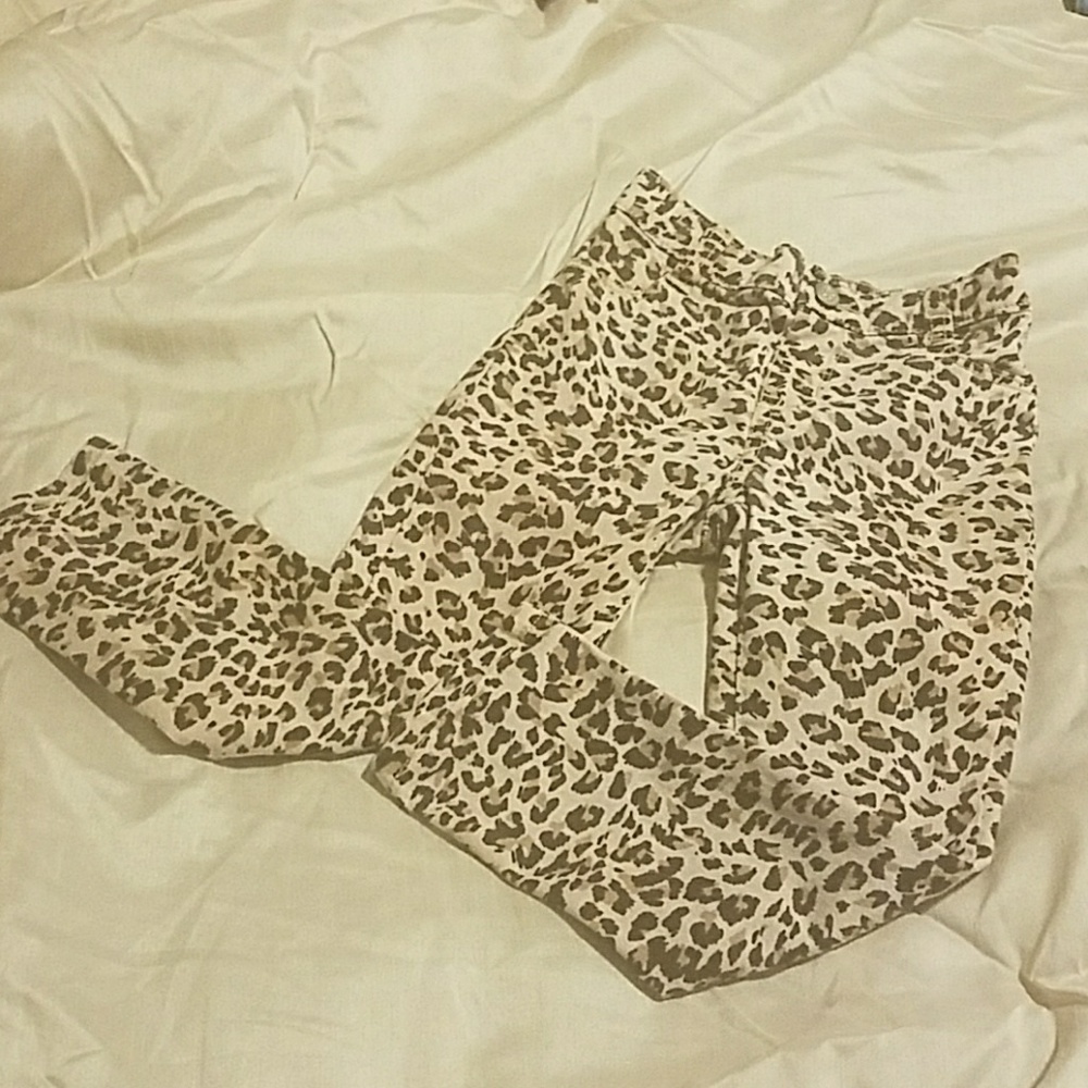 Cheetah Skinny jeans