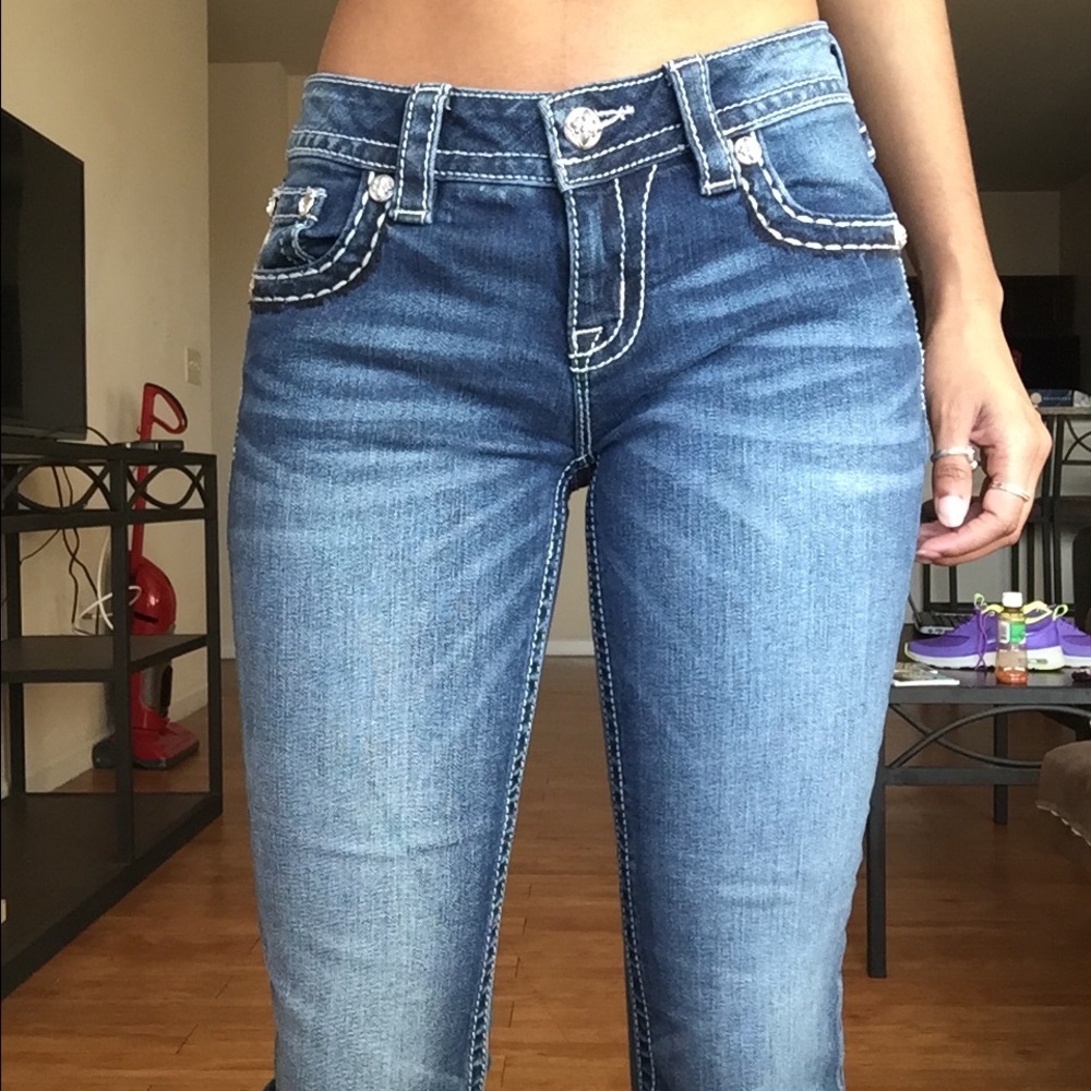 Never worn Miss Me capris!!!