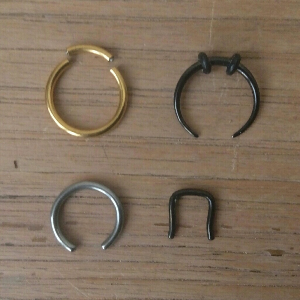 4 Punk Edgy Septum Rings and Retainers