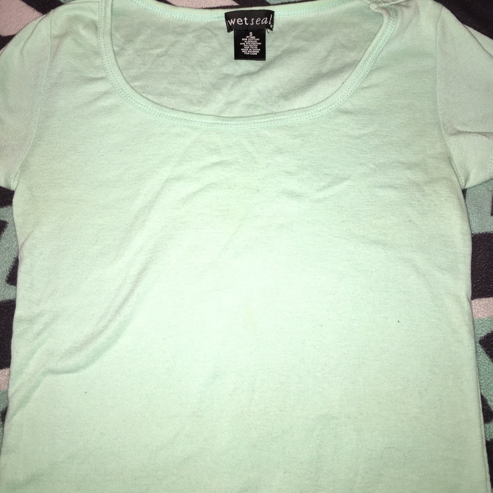 Wet seal crop top