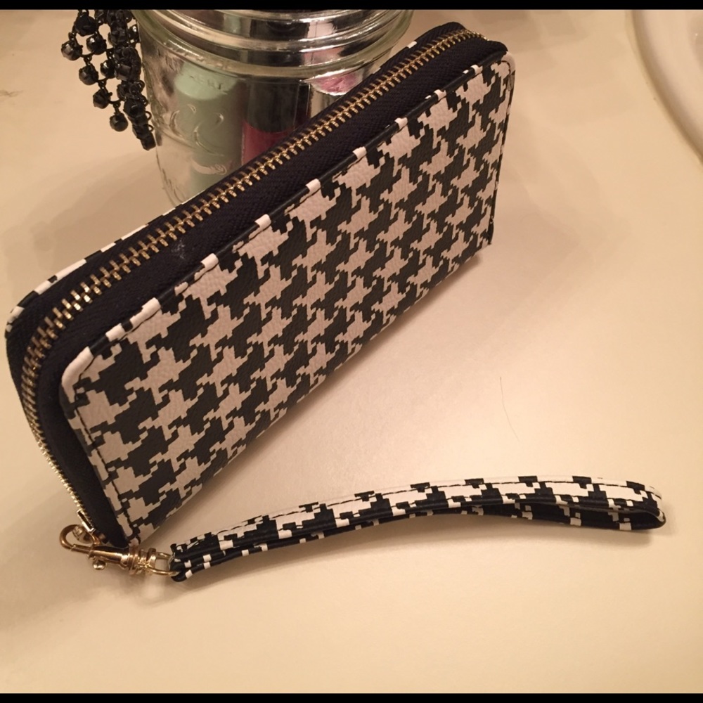 💐Cute houndstooth wallet!💐