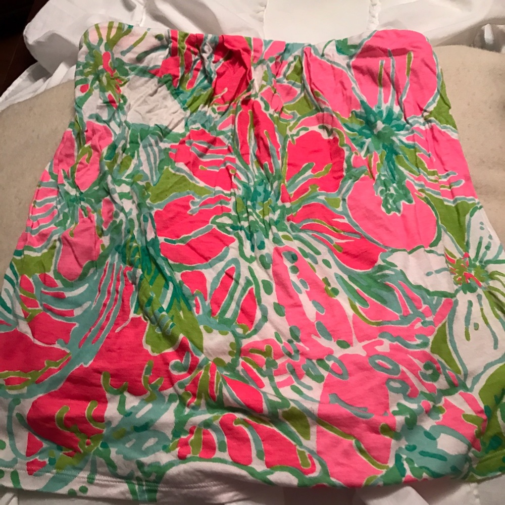 Lilly Pulitzer strapless tube top size small