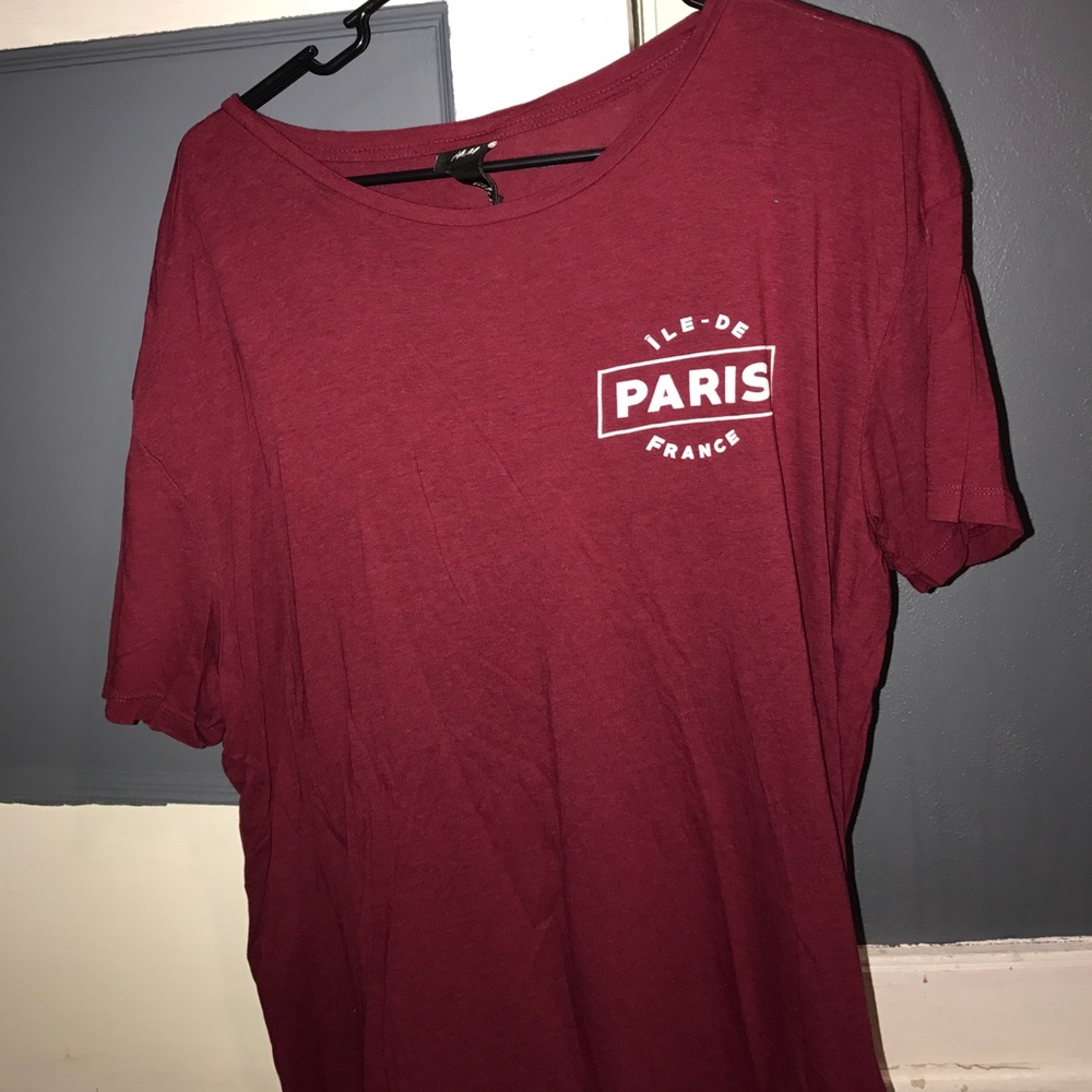 Maroon tshirt -H&M