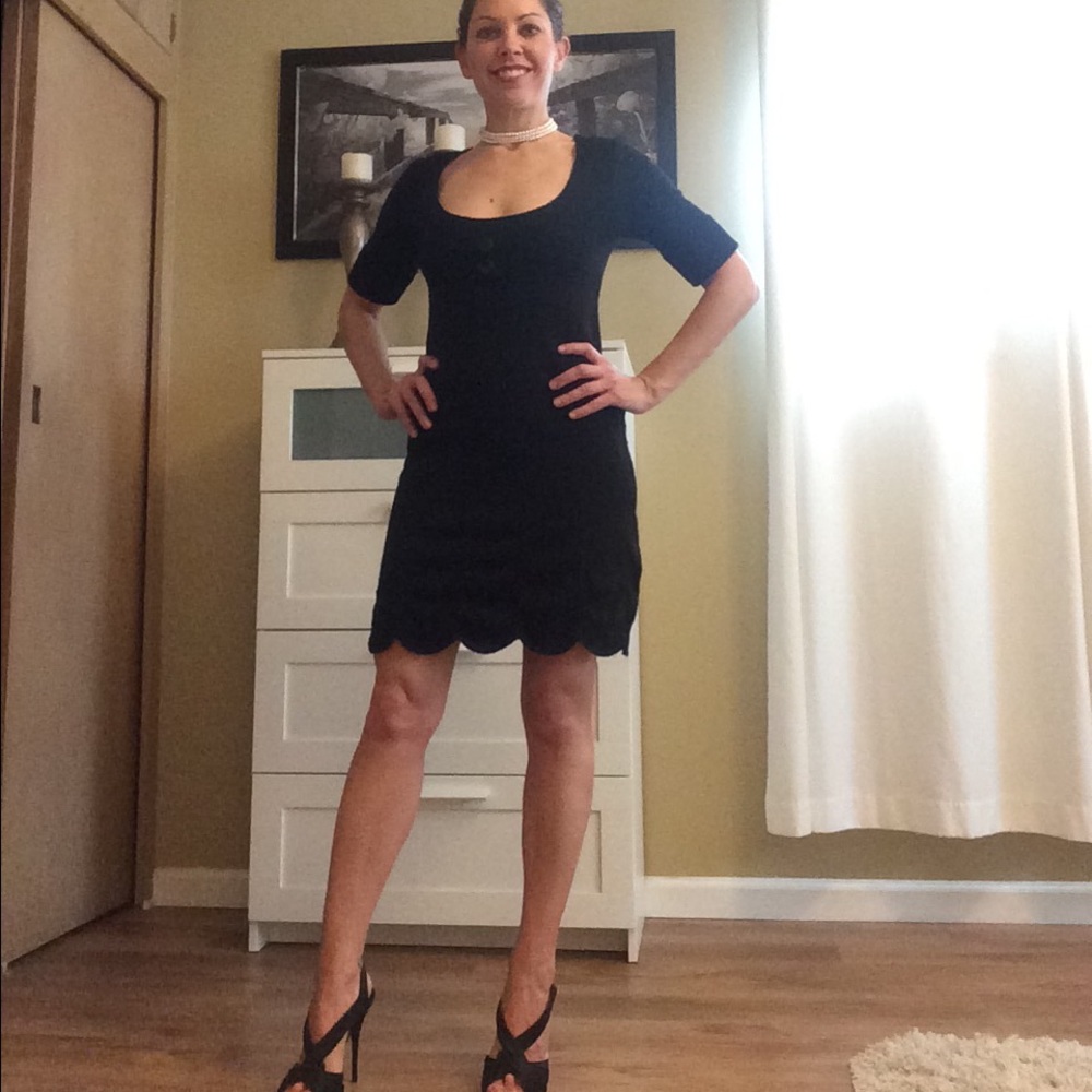 Sweater dress mid length