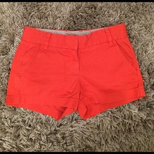 JCrew Chino Shorts - Orange