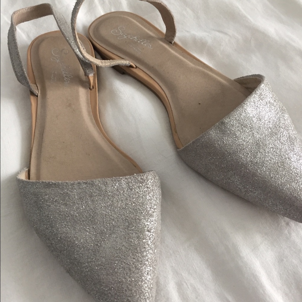 Pointie toes sling back shoes