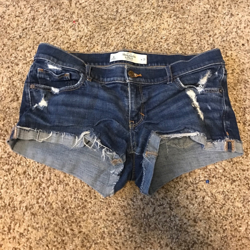 Abercrombie & Fitch denim shorts size 8