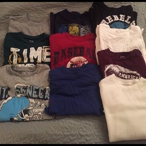 Boys long sleeve t shirt bundle.