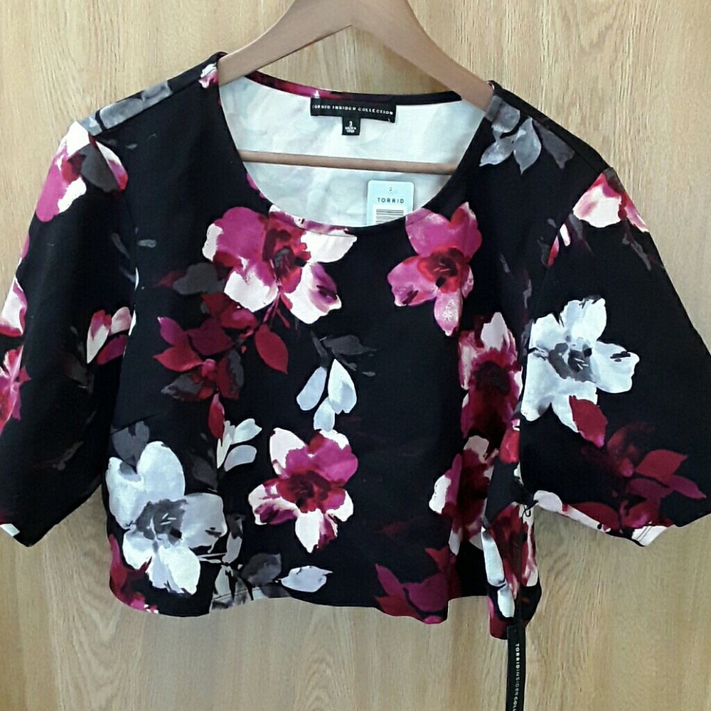 Torrid Floral Crop Top