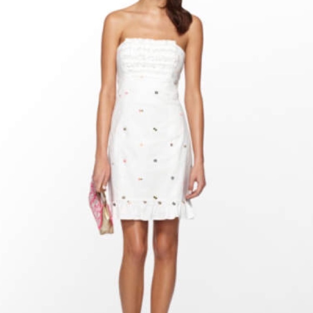 Lilly Pulitzer Franco Regatta Ruffle Dress