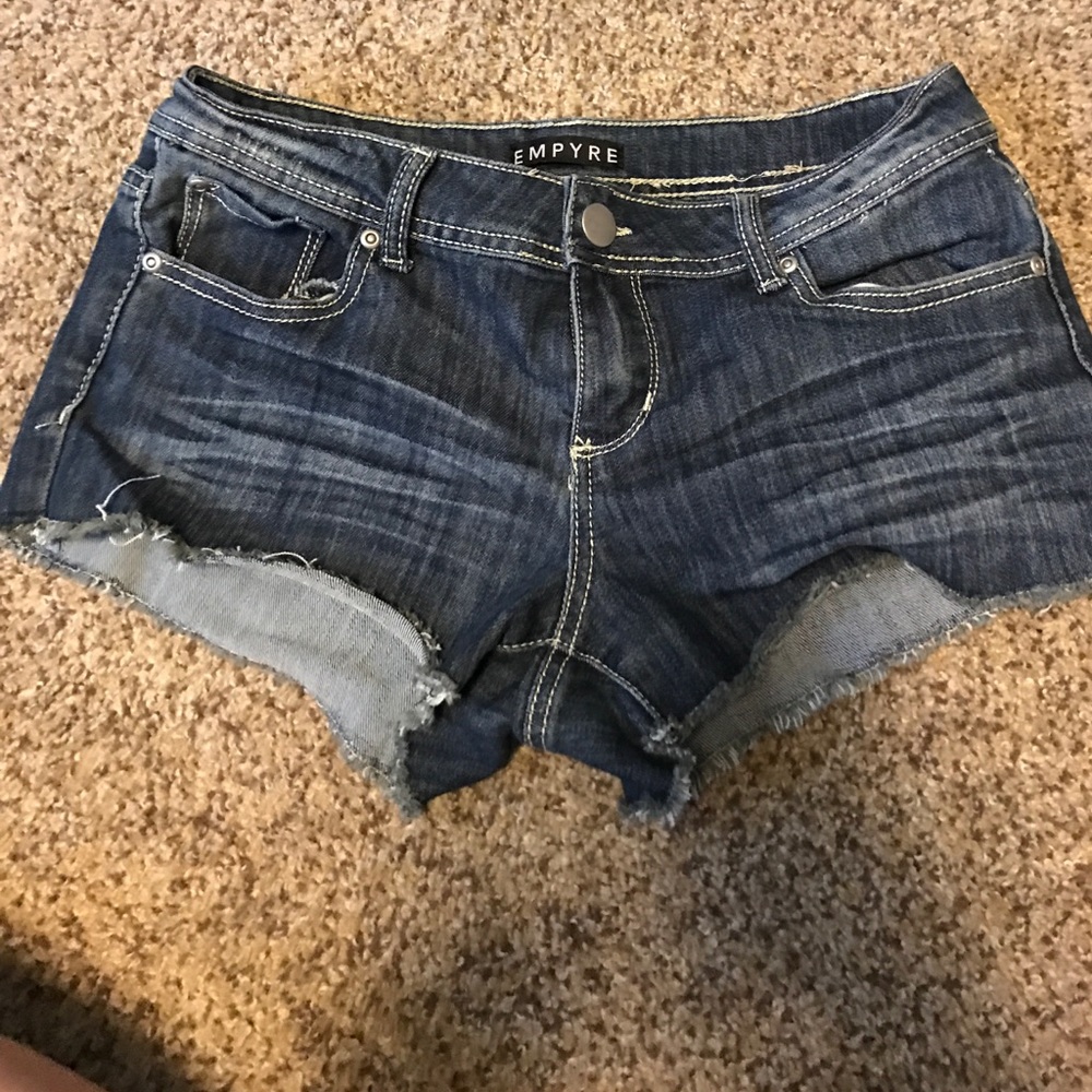 Denim shorts size 9