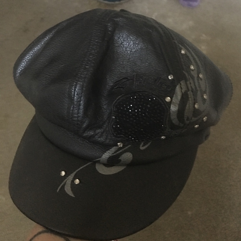 Harley  Davidson Leather bling hat
