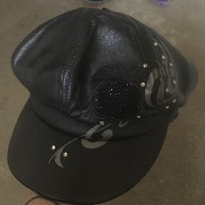 Harley  Davidson Leather bling hat