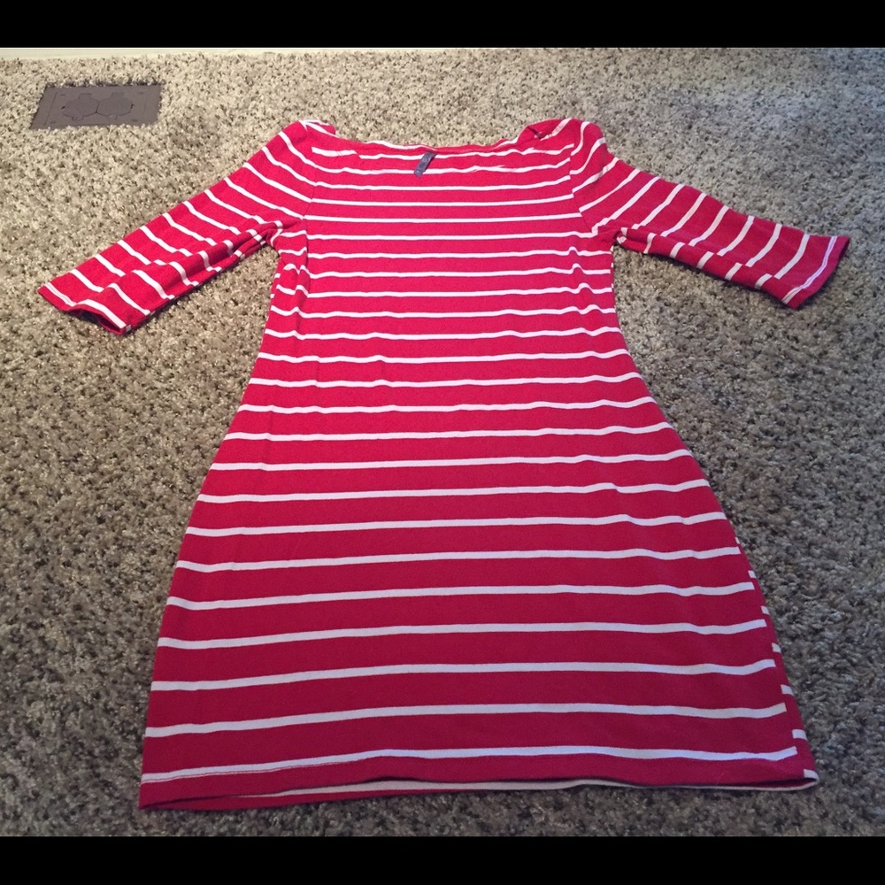 Local AZ Boutique striped midi dress, size M