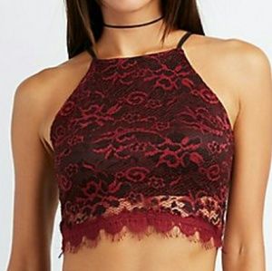 Lace crop top
