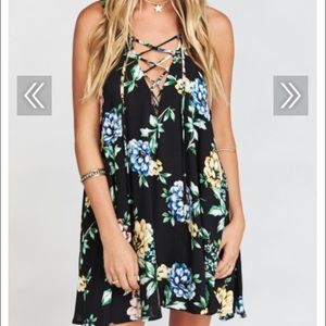 Rancho Mirage Lace Up Tunic Dress