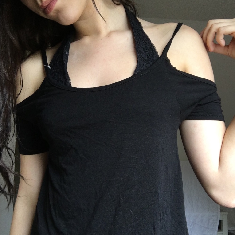 Missguided Cold Shoulder Top