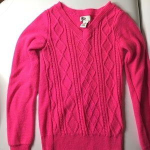 Long sleeve Pink Sweater