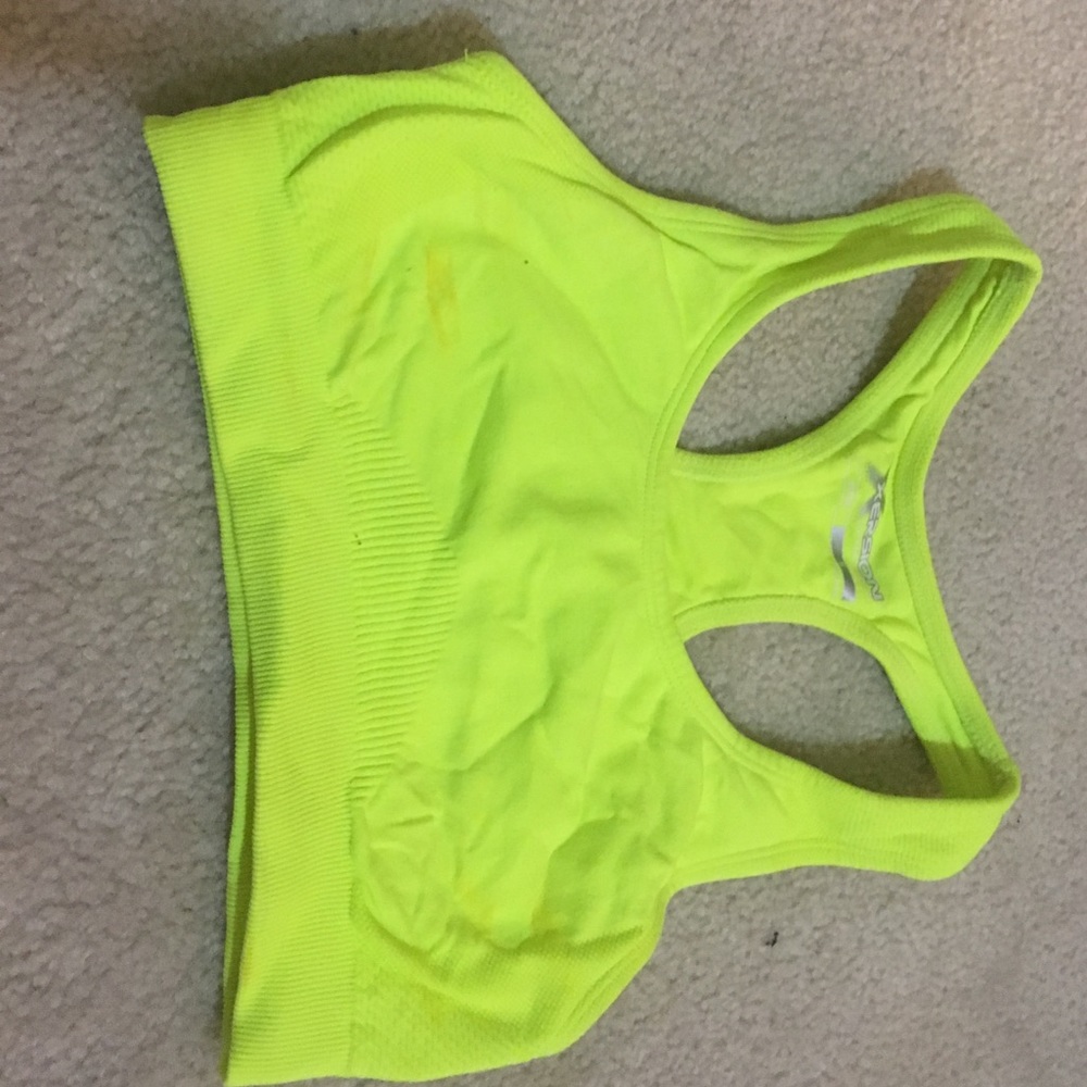 Xersion neon sport bra