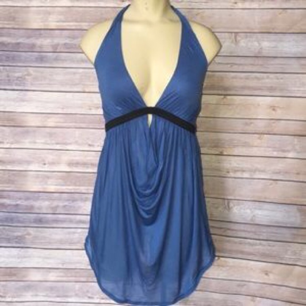 La Rok Blue halter tunic