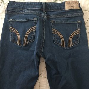 Hollister blue skinny jeans