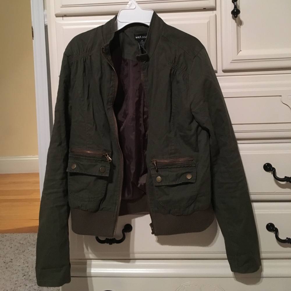 Olive Green Utility Jacket
